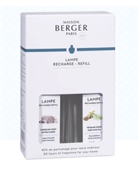 Lampe Berger Pure Lamp Refill Duo Pack - Cotton Caress + Pure White Tea  23969