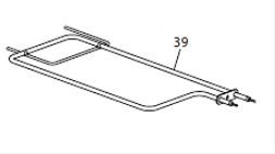 Delonghi Bottom Element 5518122500