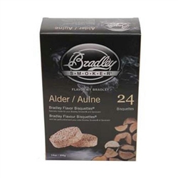 Bradley Smoker Alder Bisquettes 24 PAC BTAL24