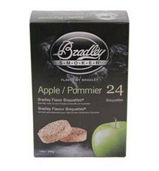 Bradley Apple Bisquettes 24-Pack BTAP24