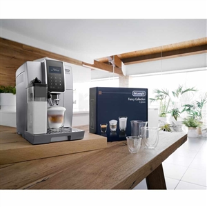 Delonghi 2 Espresso 2 Cappuccino 2 Latte Macchaieto Glasse DLSC302