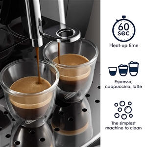 Delonghi ECAM22110B Refurbished Super Automatic Espresso Latte