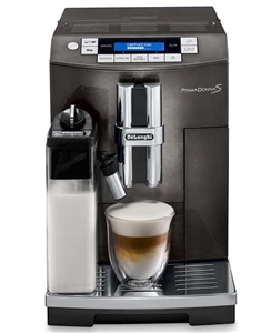 Delonghi PrimaDonna Black Deluxe Cappuccino ECAM28465B