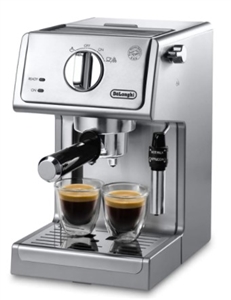 Delonghi Pump Espresso Maker Stainless Steel ECP3630