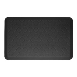 Wellnessmats Motif -Trellis 3x2 Black MT32WMR-BLK